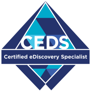 CEDS Certified eDiscovery Specialist